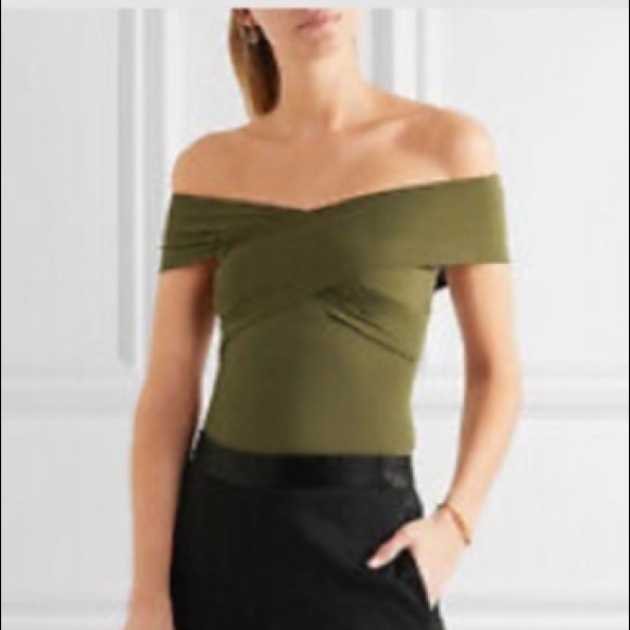 ALIX NYC Wooster criss cross bodysuit sz.S - Picture 4 of 14